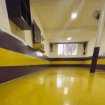 Piso Para Berçário - Baby Piso Amarelo e Roxo