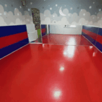 Piso Para Berçário - Baby Piso Vermelho e Azul