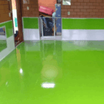 Piso Para Berçário - Baby Piso Verde e Branco