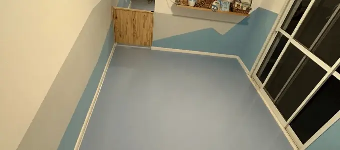 Piso Para Berçário - Baby Piso Azul Bebê
